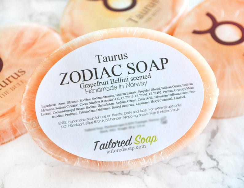 Taurus Zodiac Soap April Birthday Taurus Gift Taurus Birthday Gift For Boyfriend Handcrafted Soap Anniversary Gifts For Girlfriend image 3