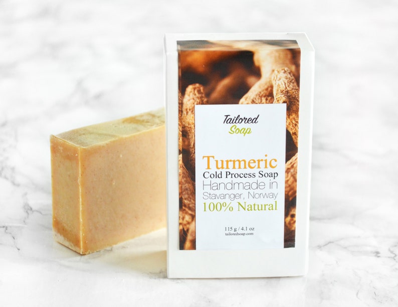 Turmeric Soap Acne Cold Process Soap Vegan Soap Scrub Etsy