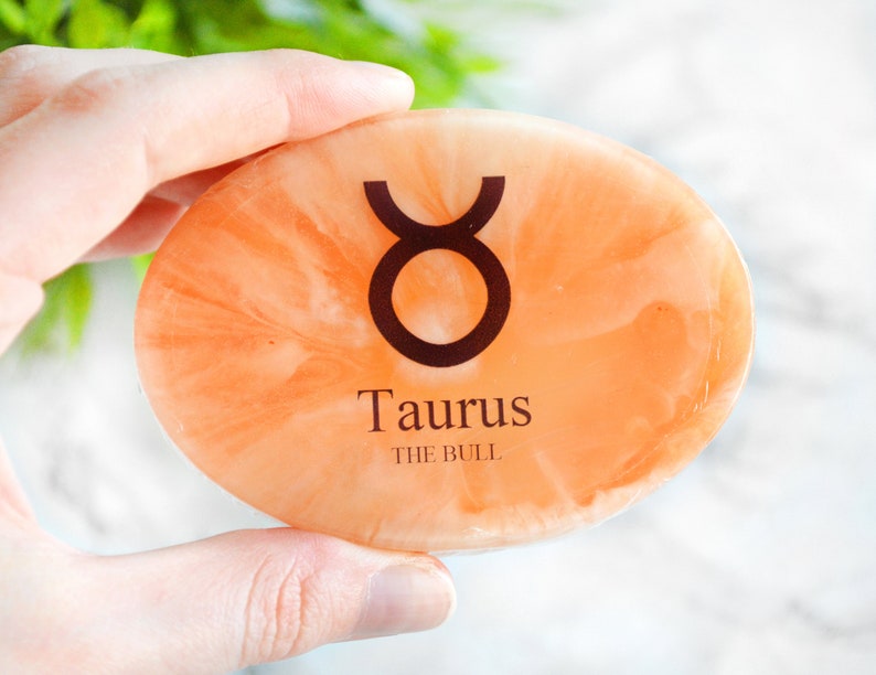 Taurus Zodiac Soap April Birthday Taurus Gift Taurus Birthday Gift For Boyfriend Handcrafted Soap Anniversary Gifts For Girlfriend image 6