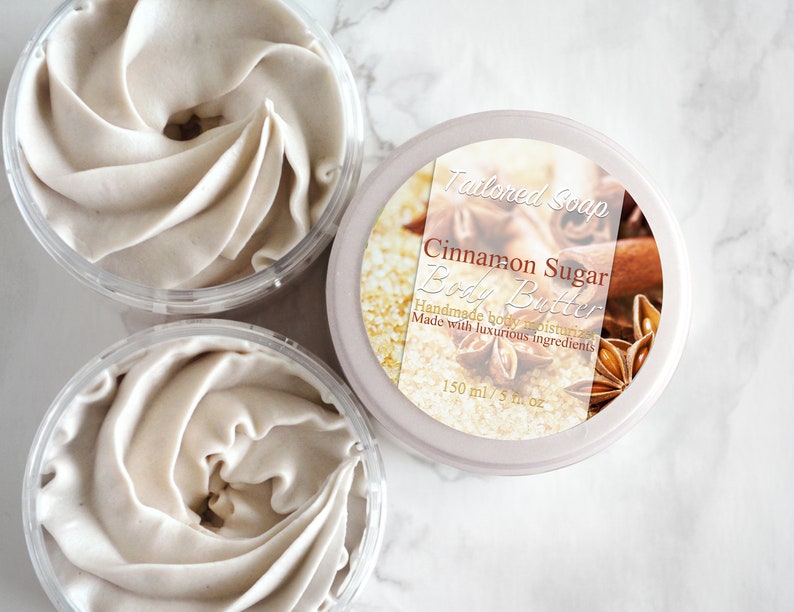 Cinnamon Body Butter Girl Present Shea Butter Moisturizing Etsy