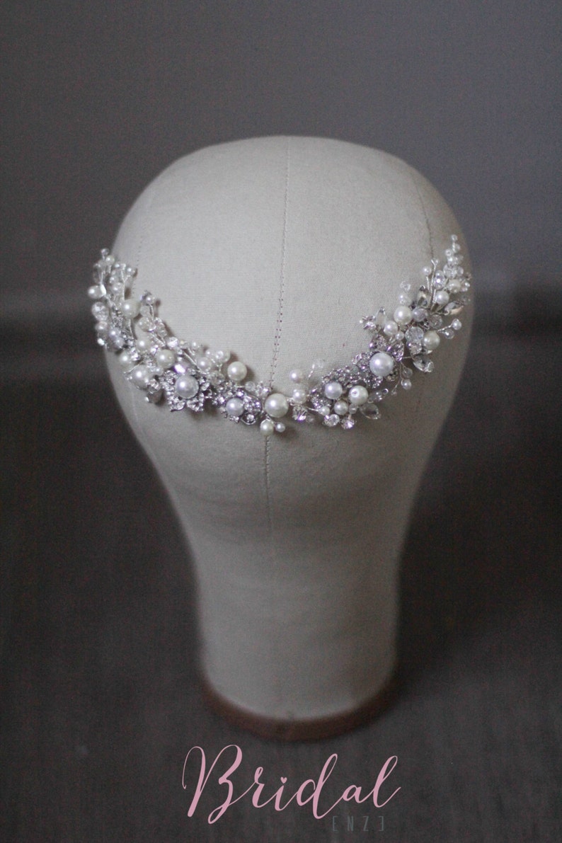Bridal Headpiece Wedding Headpiece Bridal Head Piece Decorative Hair Adornment Bridal Hair Accessory Decorative Hair Comb HP-001