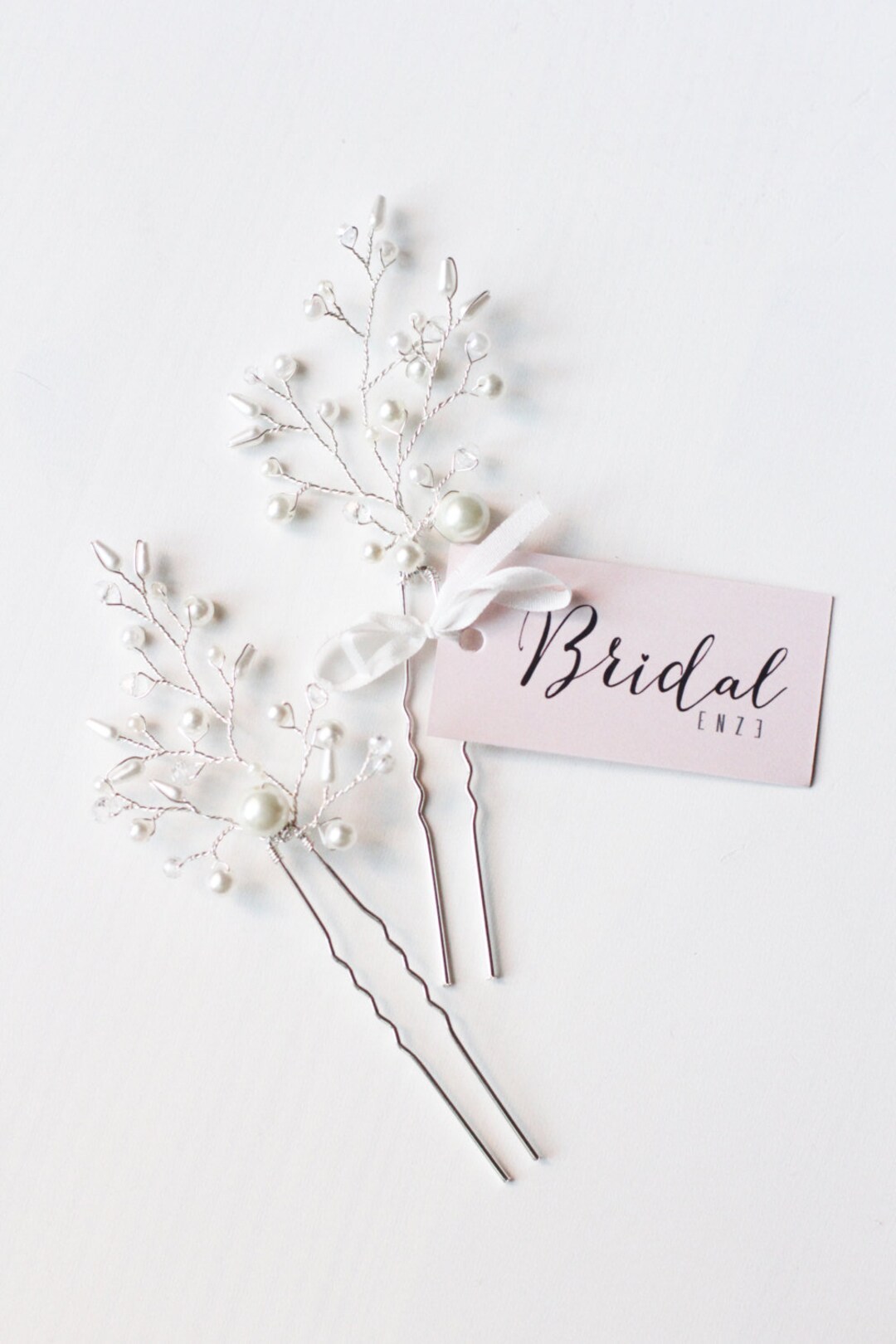 Wedding Hair Pins Light Pearl Pins Bridesmaid Jewelry Gift Etsy