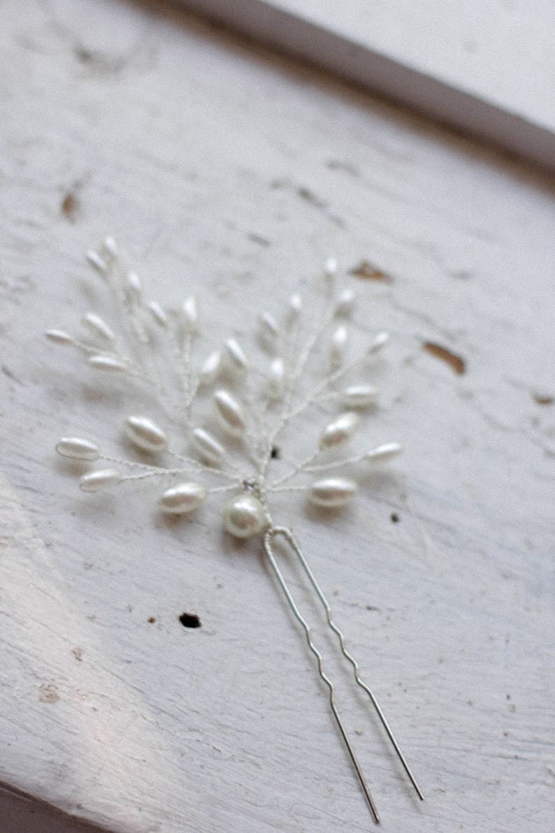 Pearl Hair Pin Bridal Pins With Pearls for Wedding Hair Pins Etsy