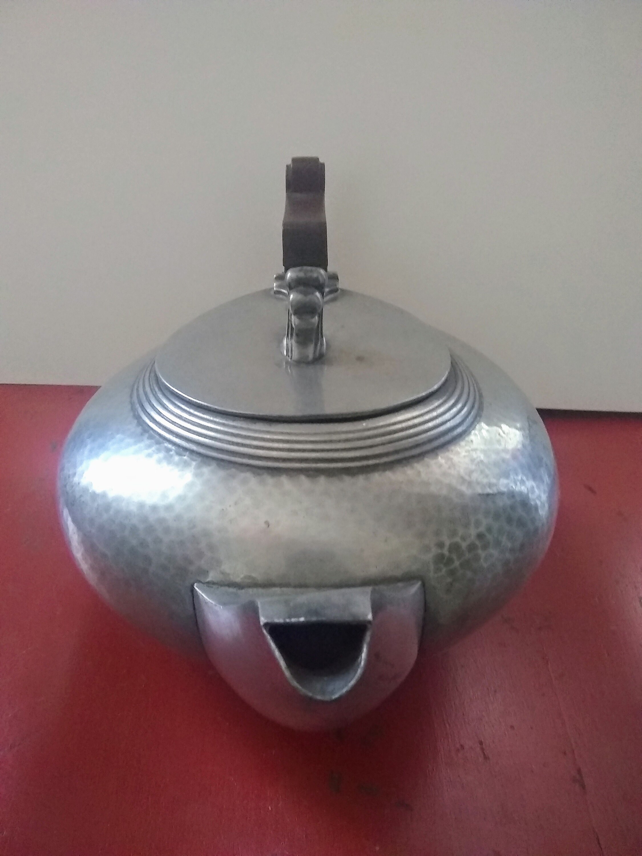 Art Deco Pewter Teapot Frank Cobb and Co Ltd Sheffield British Etsy