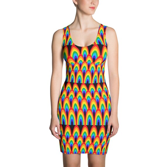 gay flag dress
