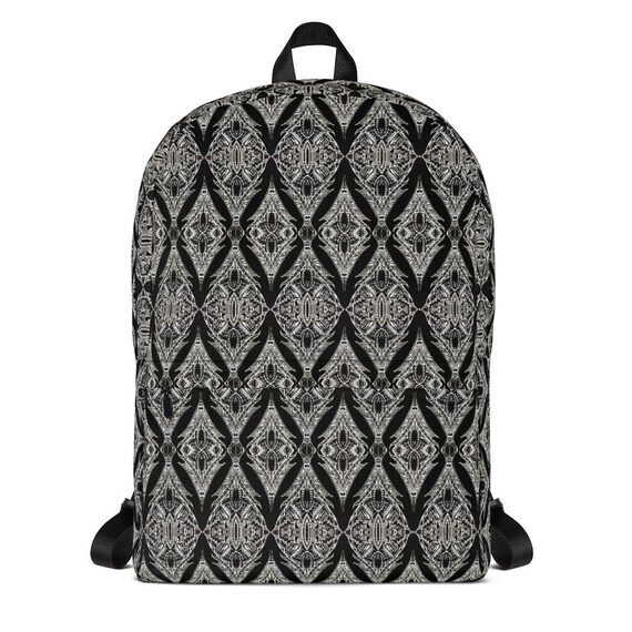 black school backpack women's