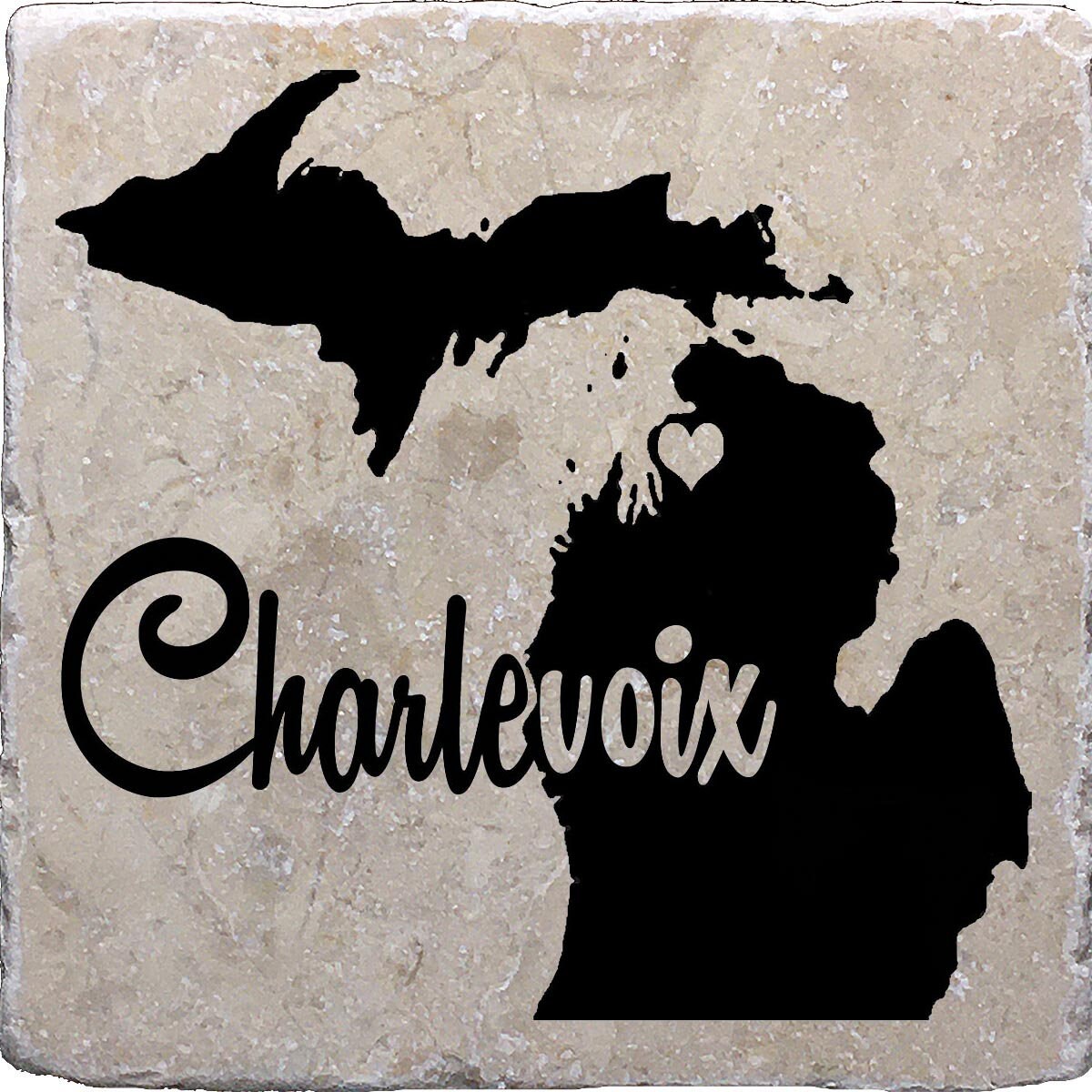 Charlevoix Michigan Coasters. Michigan Decor Michigan Gift