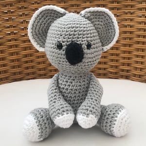 Koala Forever Teddy, Koala Cuddly Toy, Crochet Koala, Australia Toy, nursery toy,Amigurumi toys, Australia theme