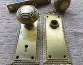 Vintage Antique Russell Erwin quot Jerome quot 1890s Door Hardware Set 10119 I