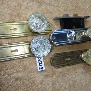 Set di ferramenta per porta di passaggio per la privacy della camera da letto del bagno Deco vintage da 12 pezzi 101521 Z