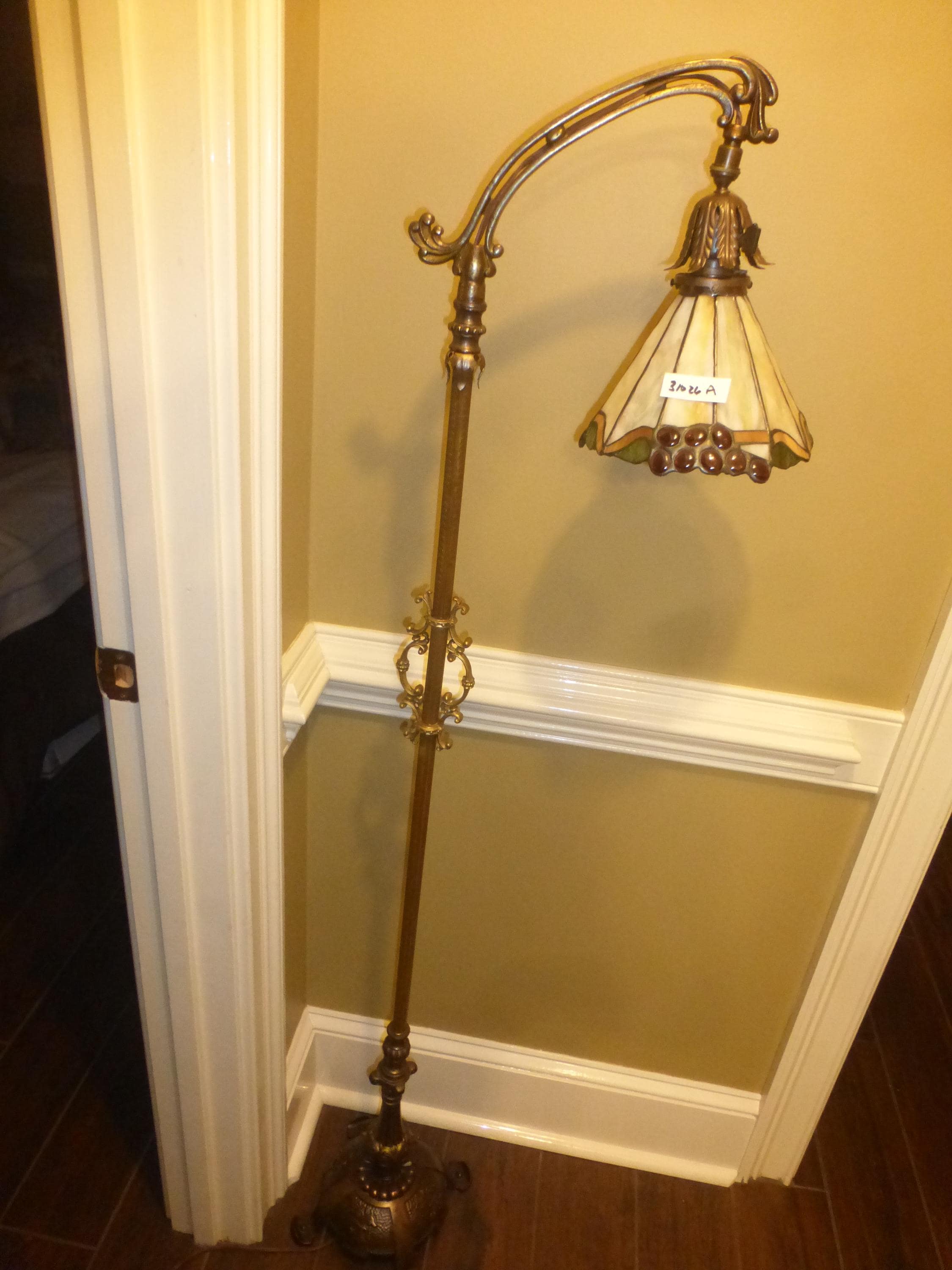 Vintage Antique Ornate Victorian Rembrandt Brass/iron Bridge Floor