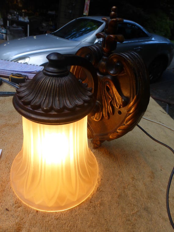 ヴィンテージアンティーク壁掛け照明器具 62625 A - Etsy 日本