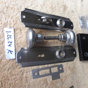 Vintage Antique 6 PC Deco Privacy Hardware per camera da letto e bagno 1.26.24 K