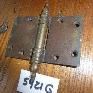 EIN Vintage Antik Messing 3,5 x 2,25 Scharnier 5421 G