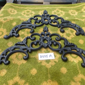 Vintage Antiguo Decorativo Arquitectónico Ornamental Hierro Fundido 31325 A