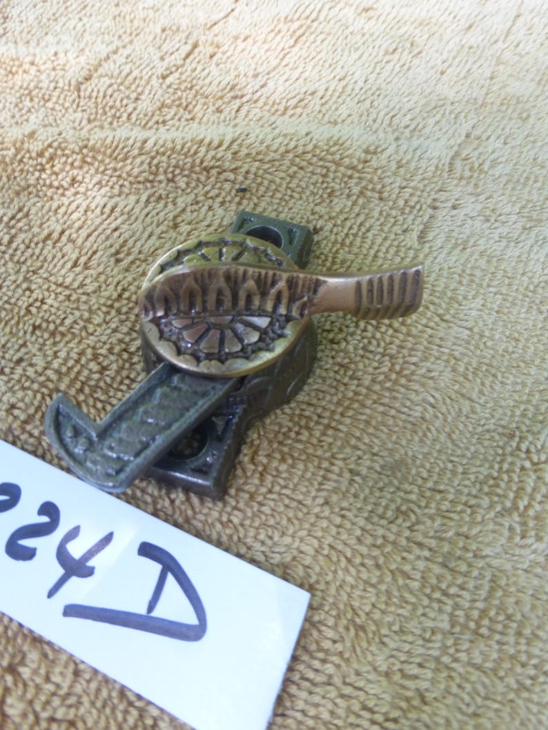 Vintage Antique 1888 Brass Iron Window Sash Casement Lock 60324 D - Etsy