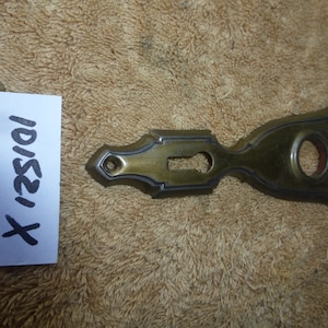 Vintage Antik Art Deco Mässingsdörrskylt 101521 X