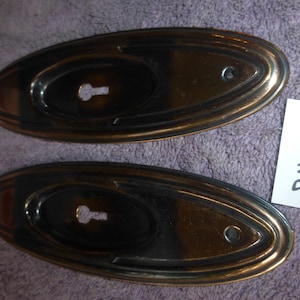 Vintage Antique Brass Pocket Door Pulls 81121 H