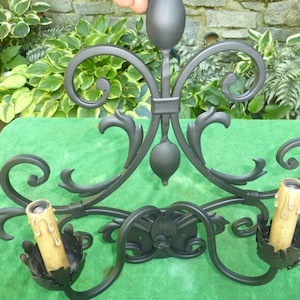 Vintage Antique Eisen Wandleuchte Leuchte 42224 A