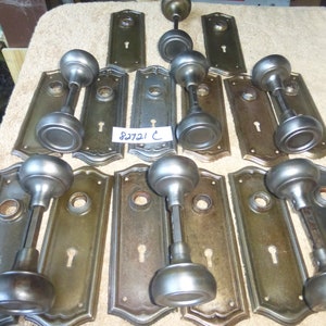 Vintage Antique 28 PC Art Deco Door Hardware Set 82721 C