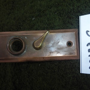 Vintage Antique Brass  Door Knob Plate 22223 C