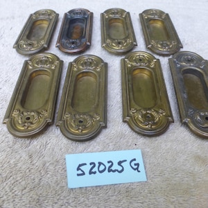 8 Vintage Antique Y&T Brass Window Sash Lifts 52025 G
