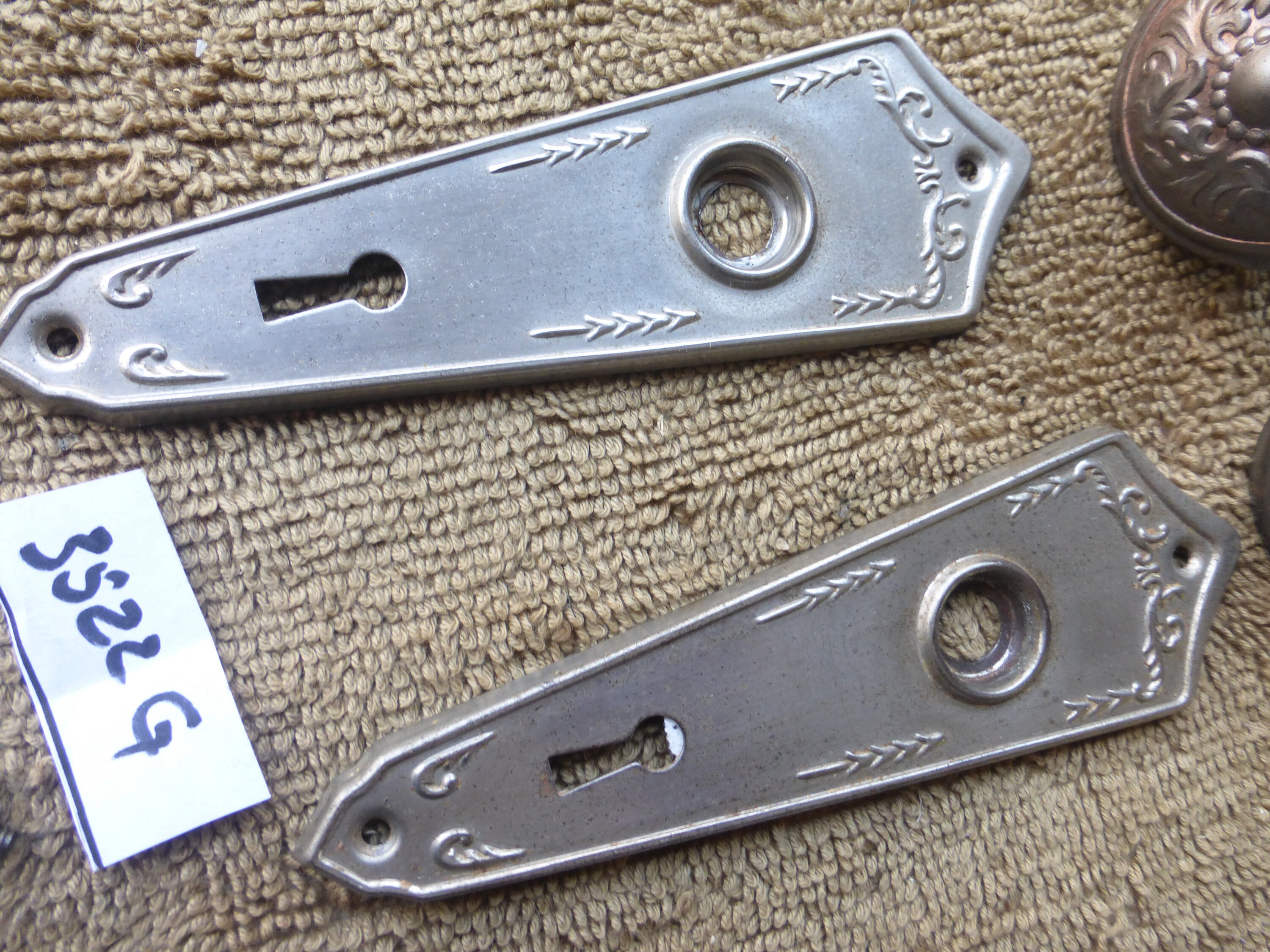 Vintage Antique 4 Pc Deco Door Hardware Set 3522 G - Etsy Canada