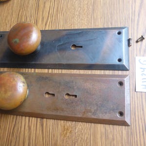 Vintage Antik 4-delad Dekorativ Enter Door Hardware Set 41124 G