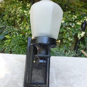 Vintage Antique Iron Wall Sconce Porch Light Fixture Gothic Mission 5425 G