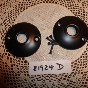 TWO Vintage Antique ORB 2.5" Rosettes Backplates 21924 D