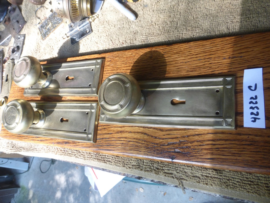 Photo inspiration: Vintage Antique 6 Pc Art Deco Door Hardware Set 42322 Photo Inspiration
