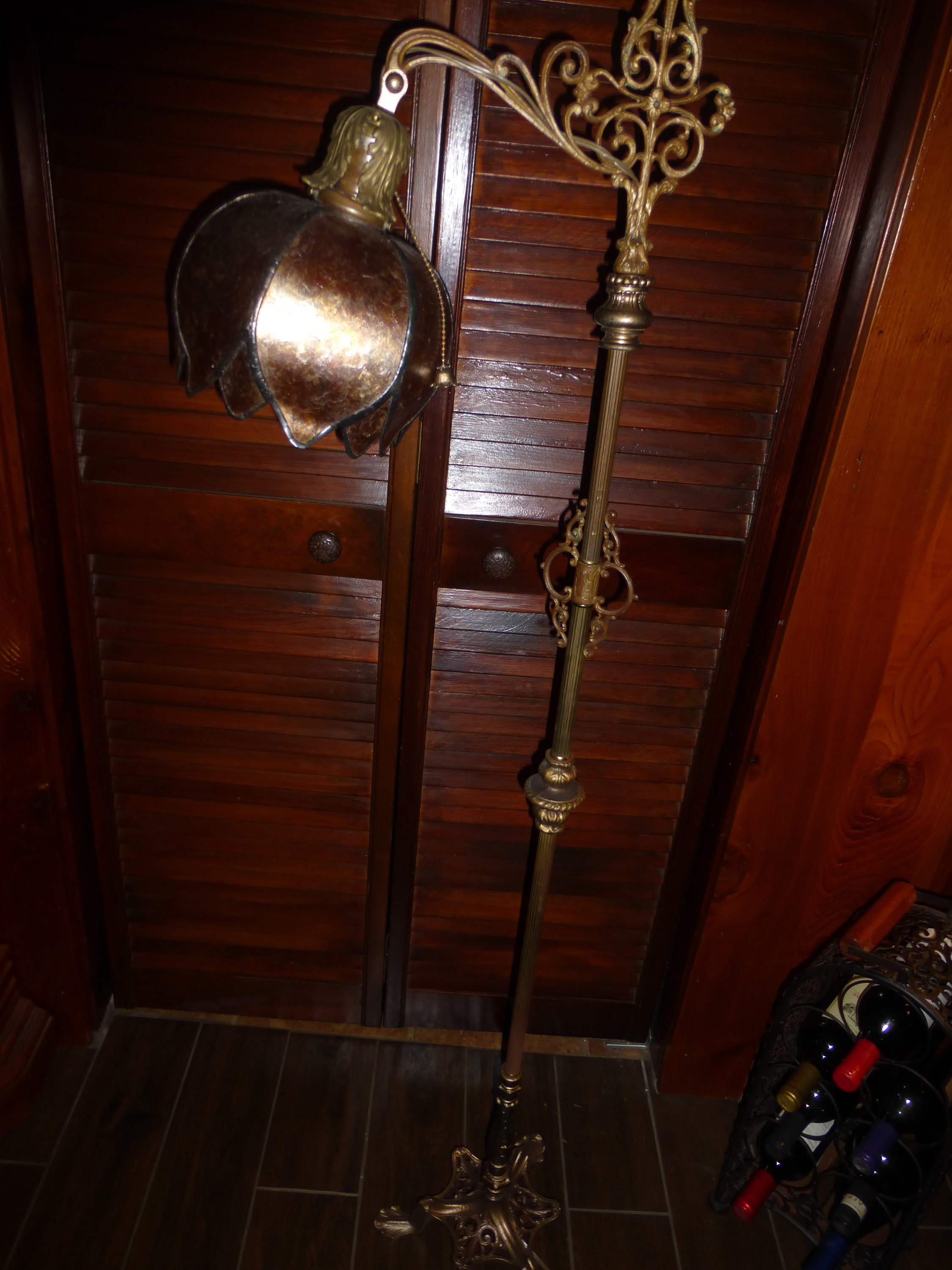 Vintage bridge lamp deals