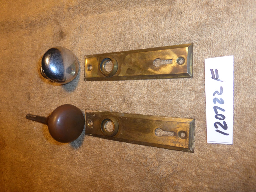 Vintage Antique 4 Pc Brass Deco Closet Door Hardware 120722 F Etsy   Il 1080xN.4574457061 1e6y 