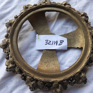 Vintage Antique 7-5/8&quot; Brass Bronze? Oil Lamp Part 32119 B