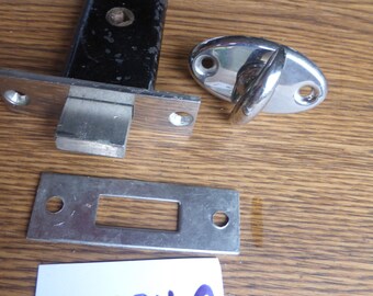 Vintage Antique 3 Pc Sargent Brass Thumb Turn Lock Mortise 30224 C