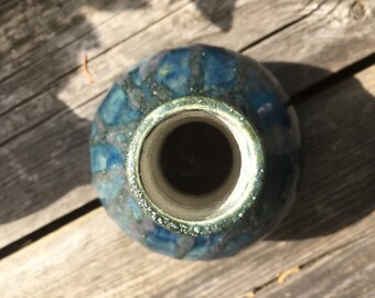 滴り釉薬仕上げの陶器花瓶 手吹き陶器の溶岩花瓶：レトロな釉薬をかけた陶器 - Etsy 日本