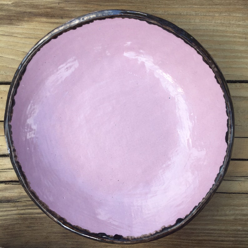 pastel bowl a small dish in mix and match colours, perfect as a trinket, jewellery, soap dish Pink