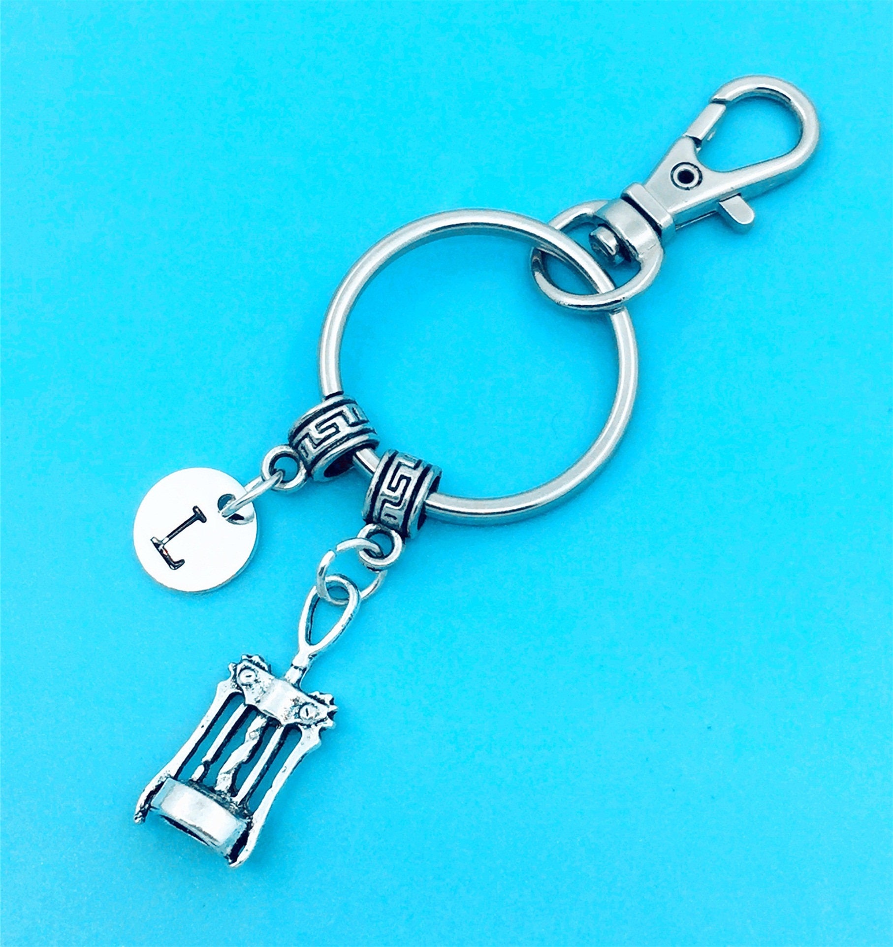 Wine Bottle Opener Keychain Bottle Opener Key Chains Custom Etsy