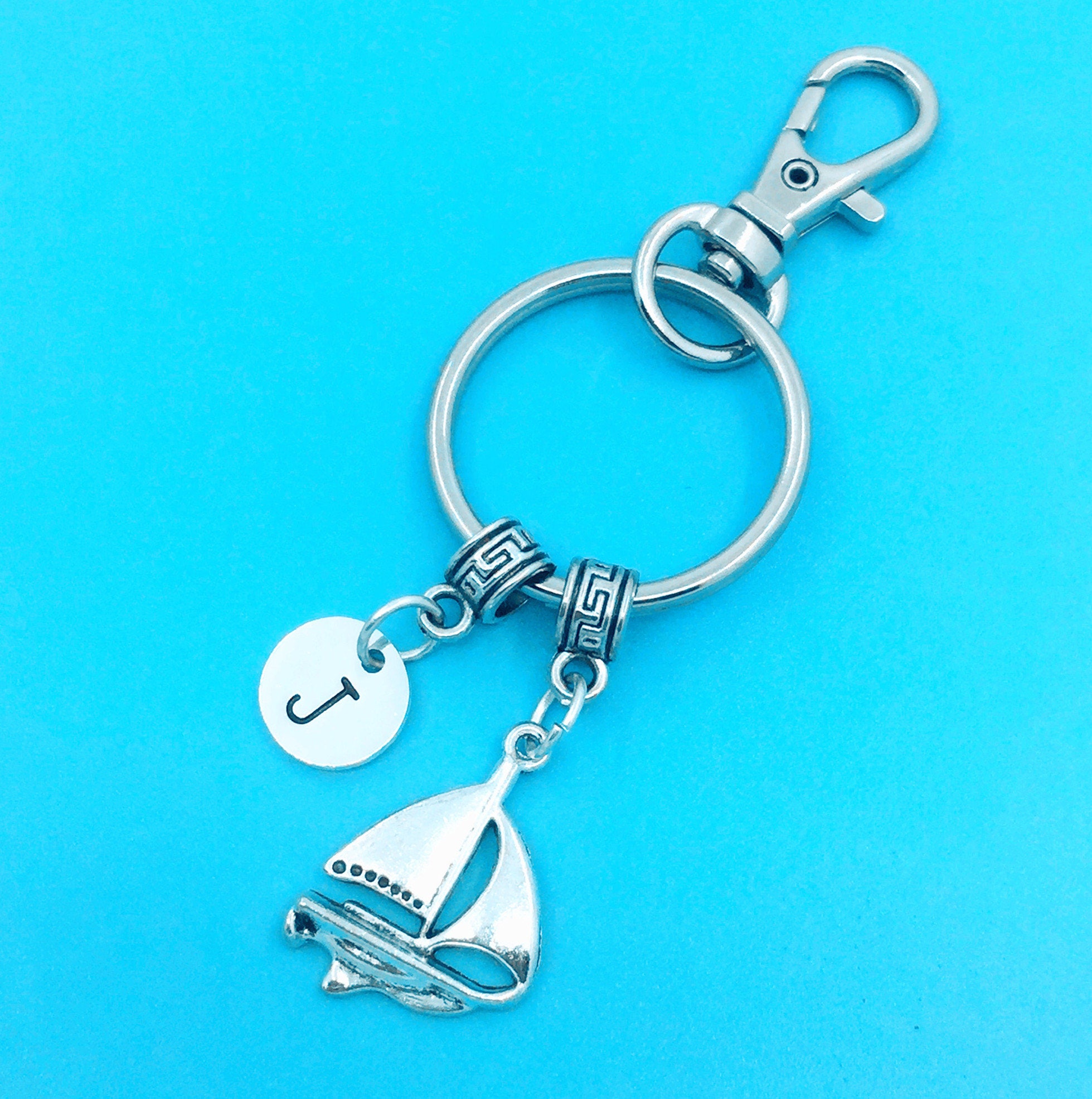 Sailing Boat Key Chains Best Friend Keychain Sailing Boat Etsy