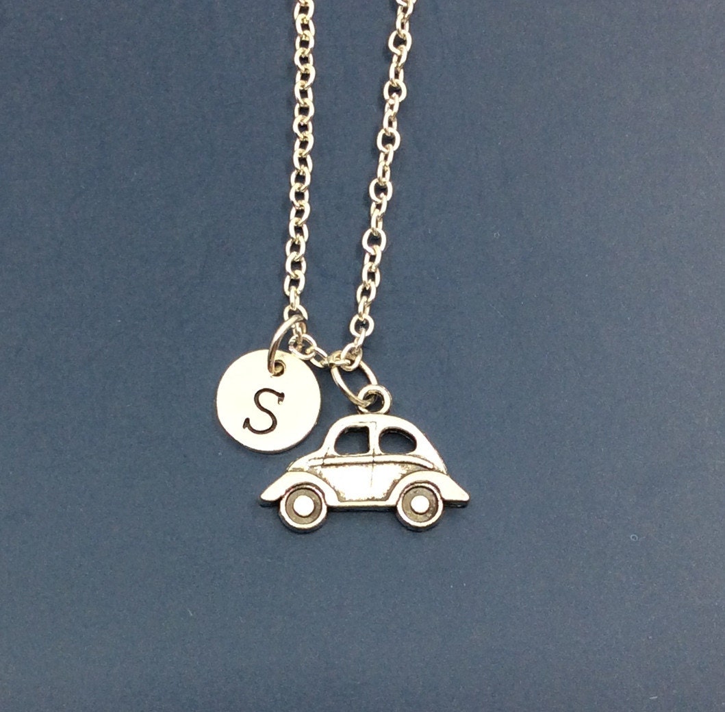 Car Necklace Car Pendant Old Car Necklace Car Charm Etsy