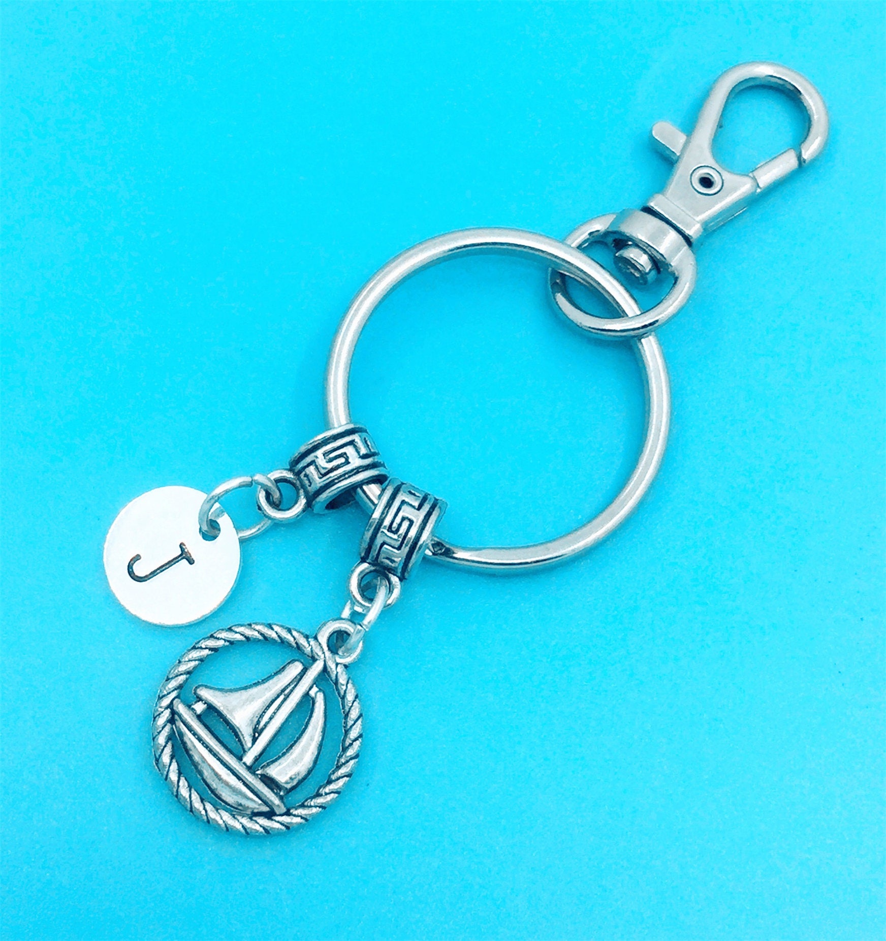 Sailing Keychain Sailboat Key Chains Best Friend Keychains Etsy