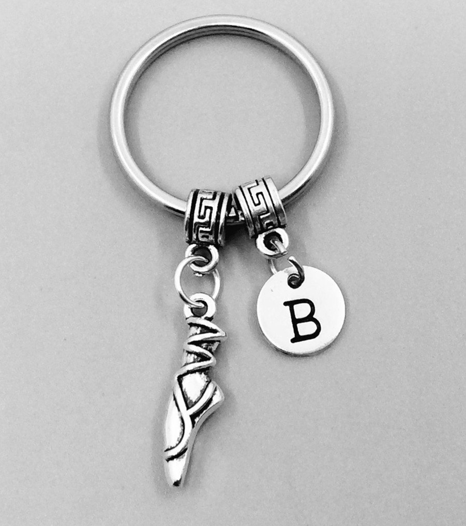 ballet pumps keychain, ballet shoe keychains, best friend keychains, ballet shoe keyring, ballet shoe key rings, custom charm ke