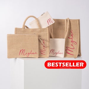 Zeige Mama deine Liebe! Personalisierte Jute Strandtasche für Muttertag, Strandtasche nach Maß [BESTSELLER] von Stripesheep