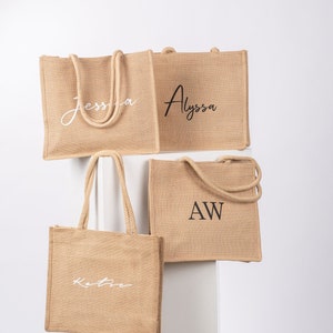 Jute Jutebeutel Junggesellinnenabschied Jutebeutel , Jutebeutel , Brautjungfer Geschenk , Jutebeutel