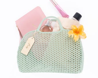 Borse tote in plastica di gelatina, cestini di gelatina personalizzati, borse retrò, borse di gelatina, regali per damigelle d'onore, regali per damigelle d'onore