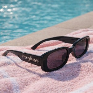 Personalized Heart Sunglasses - Trendy Bridal Party Favors image 7