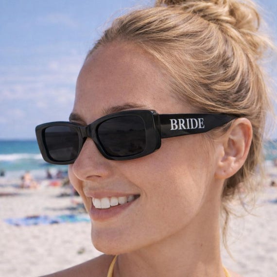 Personalized Heart Sunglasses - Trendy Bridal Party Favors