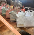 Custom Handmade Jelly Bag with Name Tag - Personalized Beach Tote Girls Birthday, Party, Bridesmaid Gifts, [BESTSELLER] of Stripesheep product logo