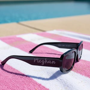 Personalized Heart Sunglasses - Trendy Bridal Party Favors image 11