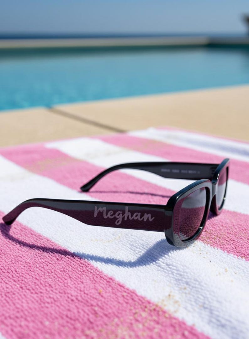 Personalized Heart Sunglasses - Trendy Bridal Party Favors image 11